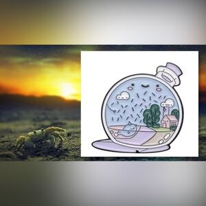 $2 PIN/BROOCH. ENAMEL/METAL. NEW. $2 WITH ANY $10 ORDER OR MORE